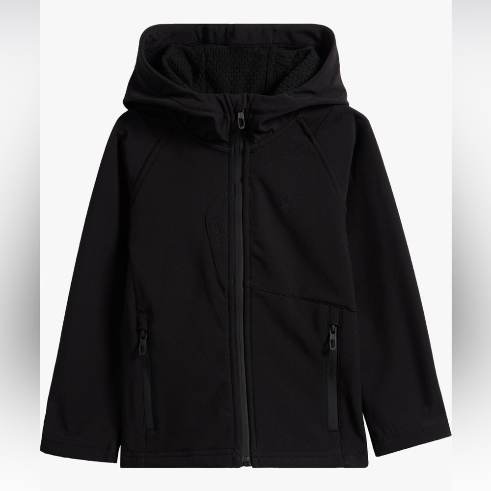 Spyder Kids Black Softshell Jacket | 2T